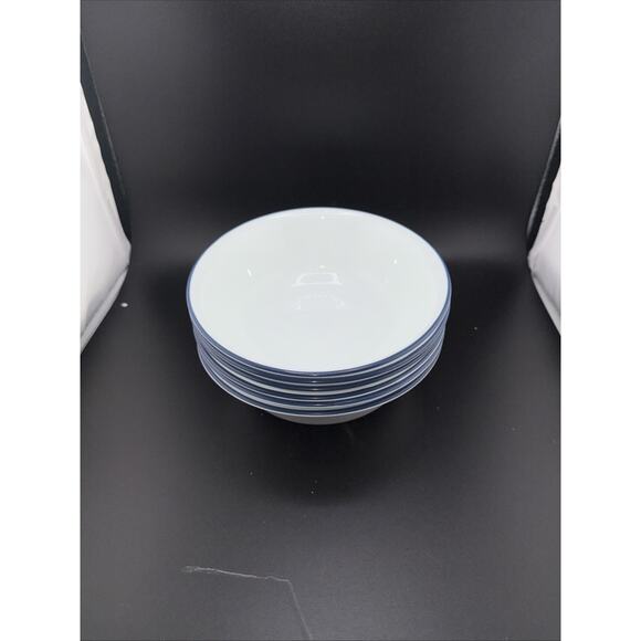 Corelle Livingware Ocean Blues 18 oz. Bowl - Set of 6 Soup/Cereal Bowls - Picture 1 of 2